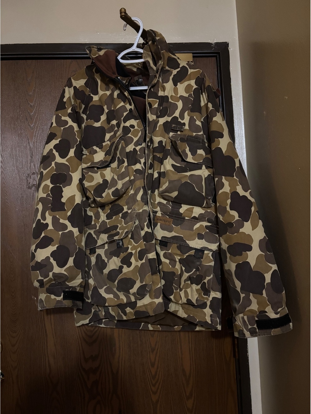 Vintage 80’s Camo Frog Skin Hunting Jacket- Size Medium